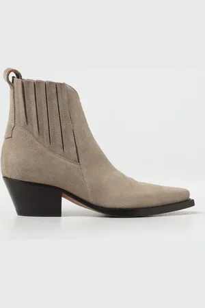 Buttero Stivaletto in pelle scamosciata