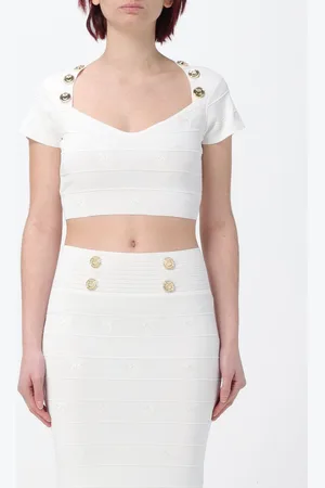 Pinko Top crop con bottoni