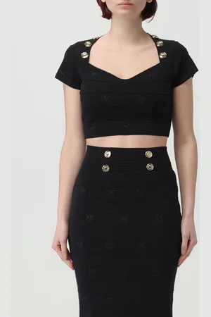 Pinko Top crop con bottoni