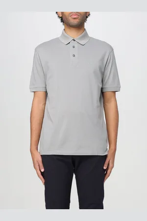Emporio Armani Polo Eagle in piquet di cotone