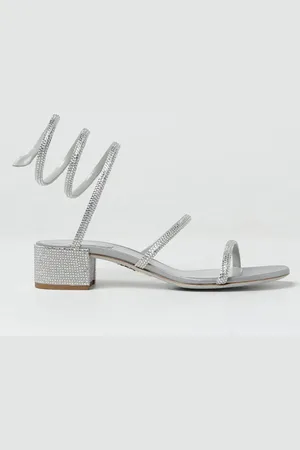 RENE CAOVILLA Sandalo René Caovilla in raso con strass