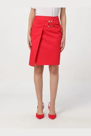 Pinko Gonna in misto cotone con fibbia Love Birds