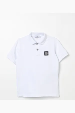 Stone Island Polo in cotone con logo