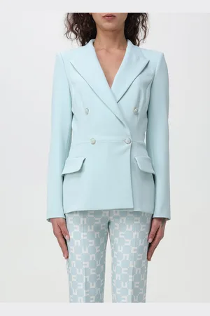 Elisabetta Franchi Blazer doppiopetto in crêpe stretch