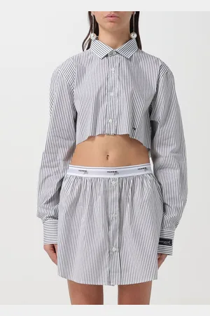 HOMMEGIRLS Camicia in cotone a righe
