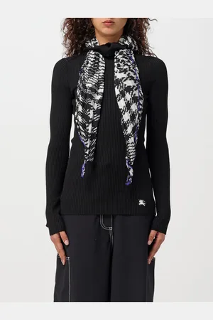 Burberry Pullover con foulard in seta