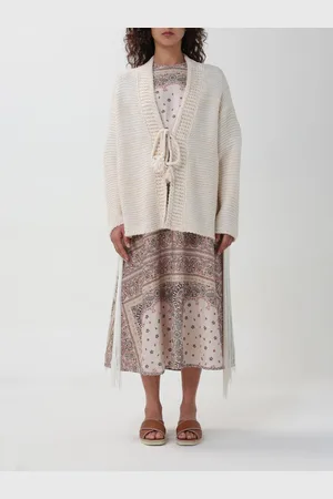 Alanui Cardigan in misto cotone con frange