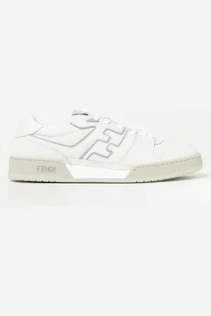 Fendi Sneakers Match in pelle