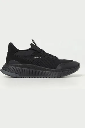 HUGO BOSS Sneakers in tessuto e camoscio