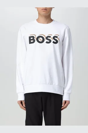 HUGO BOSS Felpa in misto cotone