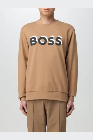 HUGO BOSS Felpa in misto cotone