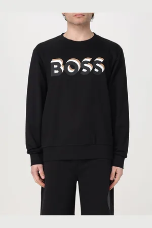 HUGO BOSS Felpa in misto cotone