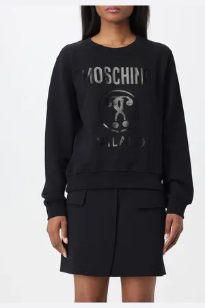 Moschino Felpa in cotone con logo