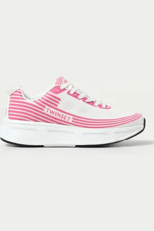 Twin-Set Sneakers Fessura in maglia e PU