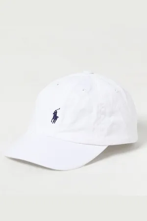 Ralph Lauren Cappello in cotone con logo ricamato