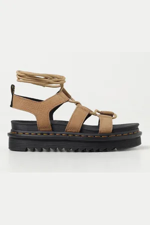 Dr. Martens Sandalo Nartilla in pelle martellata