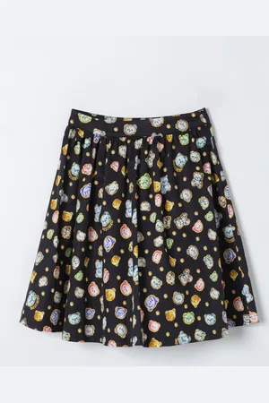 Moschino Gonna Kid in cotone con stampa