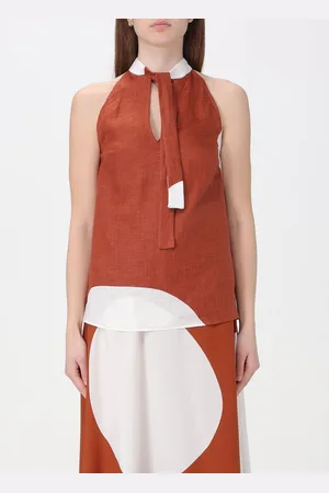 LIVIANA CONTI Top in misto lino