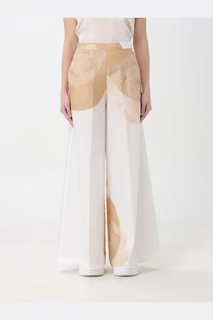 LIVIANA CONTI Pantalone in crepe stampata
