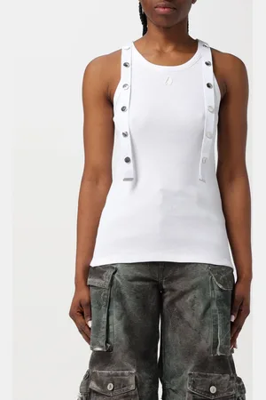The Attico Canotta in cotone stretch