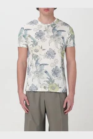 Etro T-shirt in cotone con stampa all over