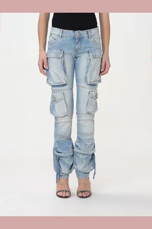 The Attico Jeans cargo in denim