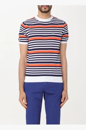 Manuel Ritz T-shirt in maglia a righe