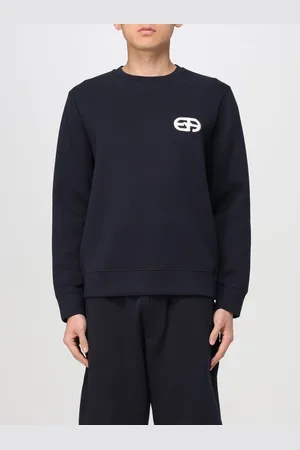 Emporio Armani Felpa in misto cotone con monogram