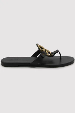 Tory Burch Infradito Miller in nappa laminata