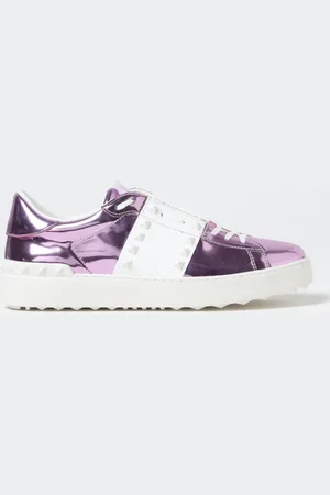 VALENTINO GARAVANI Sneakers Rockstud Untitled in pelle laminata