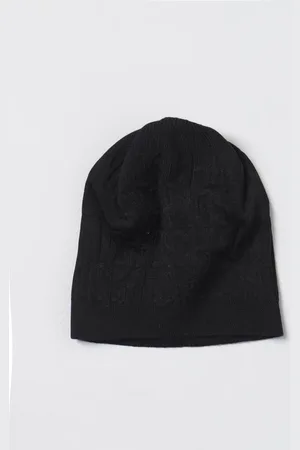 Moschino Cappello in misto cotone stretch con logo jacquard