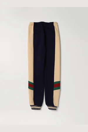 Gucci Pantalone jogger in jersey di cotone felpato