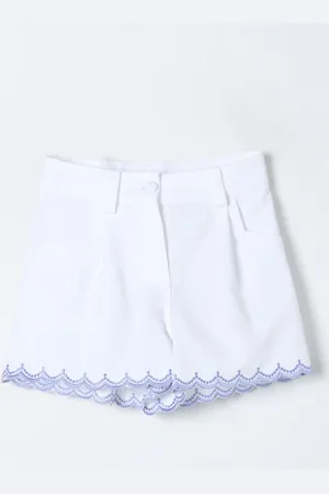 Etro Pantaloncino in cotone con logo ricamato