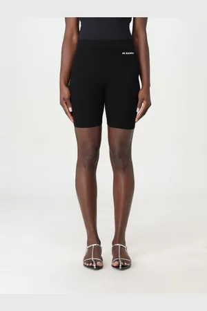 Jil Sander Pantaloncino biker in cotone a coste