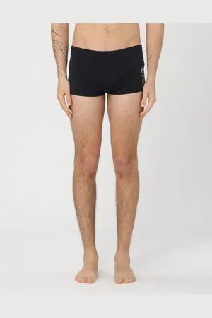 EA7 Costume in lycra con logo a contrasto