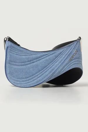 MUGLER Borsa Spiral Curve in denim
