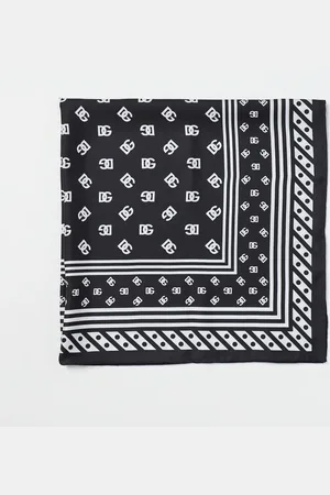Dolce & Gabbana Foulard in seta stampa monogram