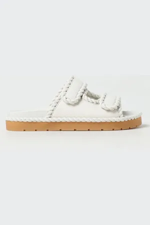 Bottega Veneta Sandalo Jack in nappa con profili torchon