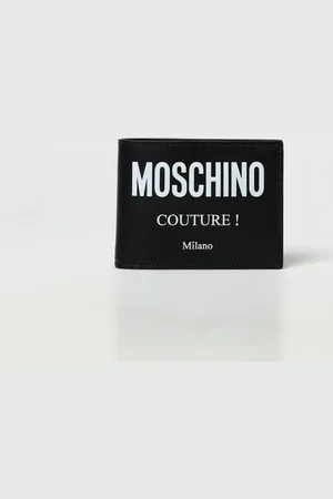 Moschino Portafoglio in pelle con logo