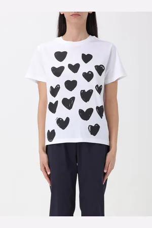 LIVIANA CONTI T-shirt in cotone con stampa cuore
