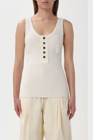 Bottega Veneta Top in cotone con bottoni