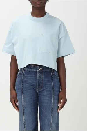 Bottega Veneta T-shirt crop V Pocket