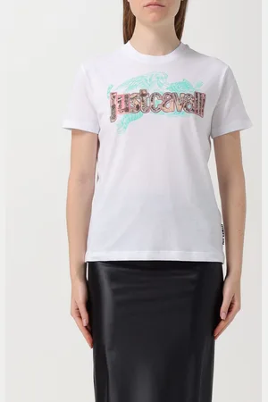 Roberto Cavalli T-shirt in jersey di cotone