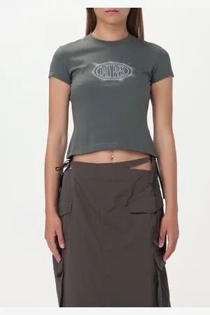 Daily paper T-shirt cropped in jersey
