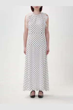 Alessandra Rich Abito in seta a pois