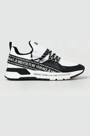 VERSACE Sneakers in pelle sintetica e mesh