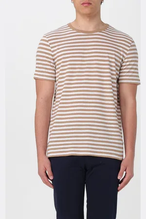 HUGO BOSS T-shirt in cotone con motivo a righe