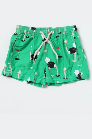 MC2 SAINT BARTH Costume in nylon con stampa all over