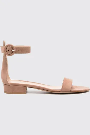 Gianvito Rossi Sandalo Portofino in camoscio