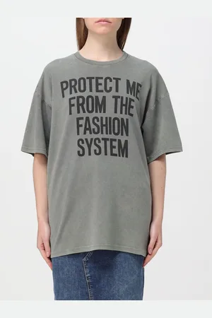 Moschino T-shirt in cotone con stampa slogan